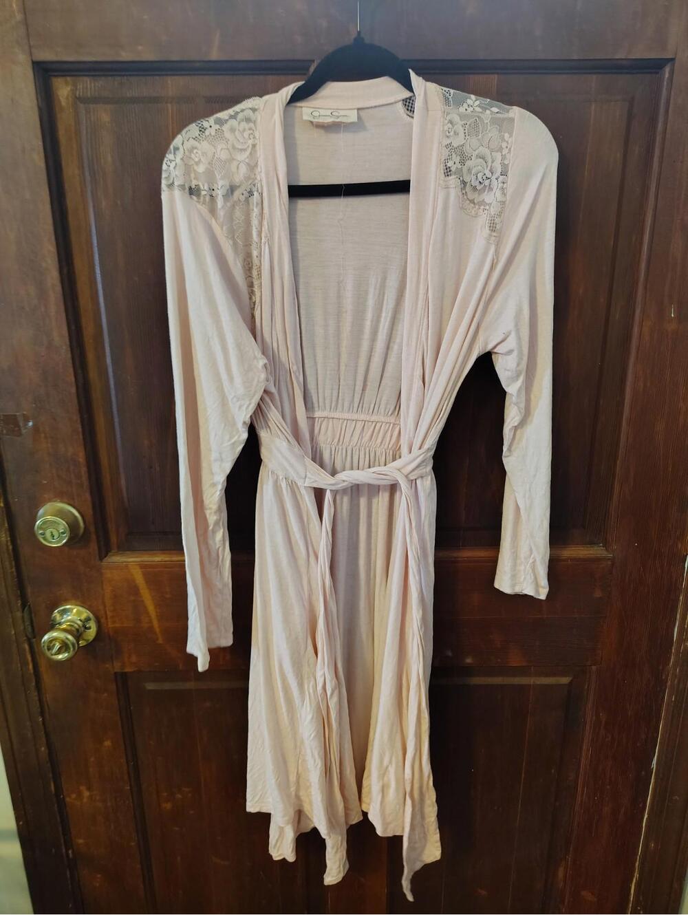 Jessica Simpson Blush Pink Maternity Robe Size Large